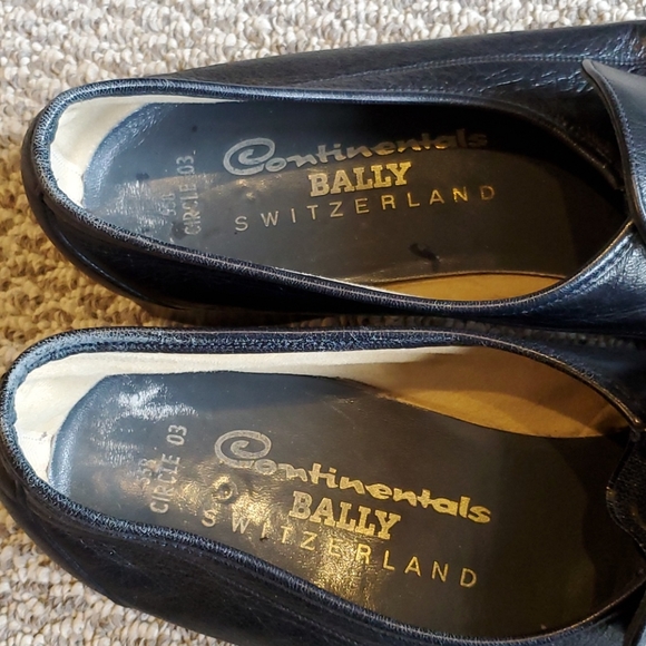 BALLY Leather Shoes 10.5 M fit 10.5-11 - Picture 12 of 16